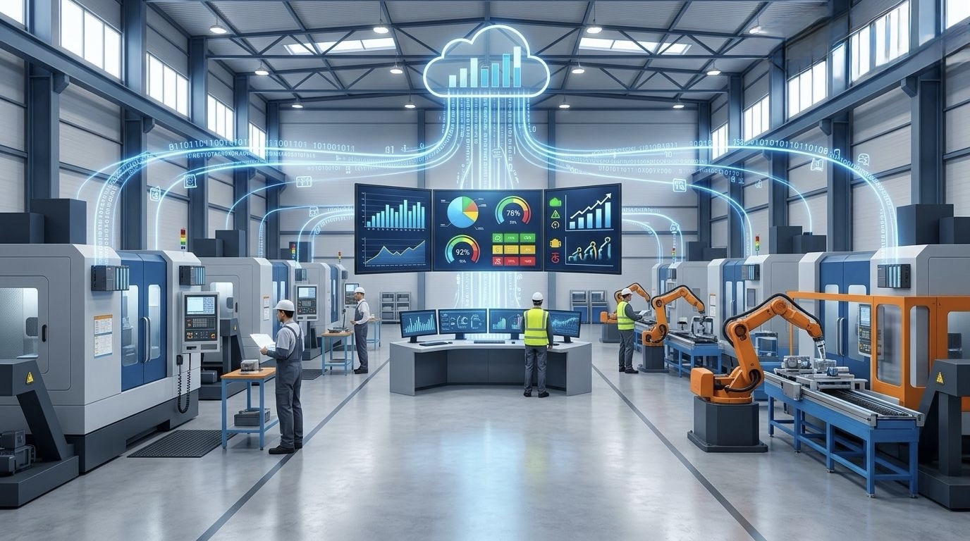 智慧製造應用案例:透過 OPC Server 實現三菱 PLC 自動化報工與稼動率監控